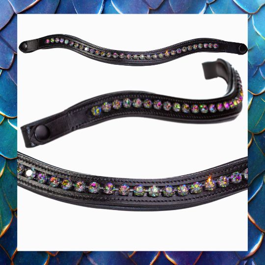 Product Image for Dreaming of Dragons Crystal browband for horse bridle