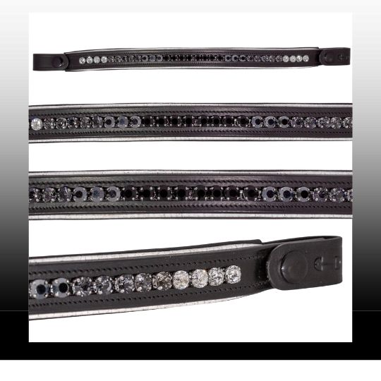 Product image for Fade to Black crystal browband