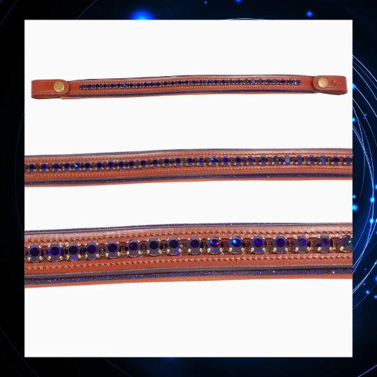 Product image for Orion's Orbit crystal browband with bling for horse bridle