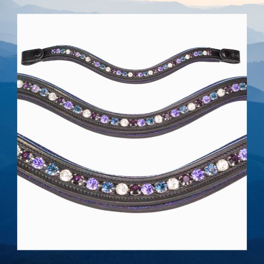 Product Image for Mountain Magic Crystal browband for horse bridle