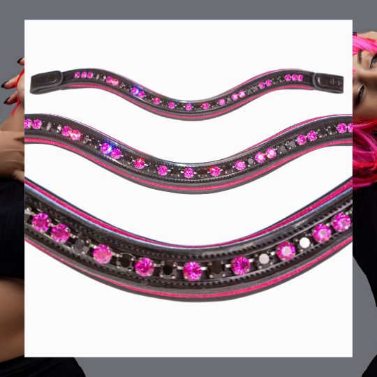 Product image for Vogue dressage luxury browband for horse bridle