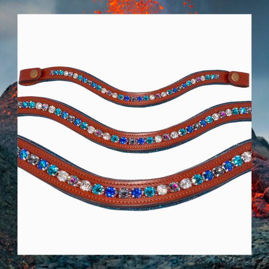 Product image for Volcano's path crystal browband