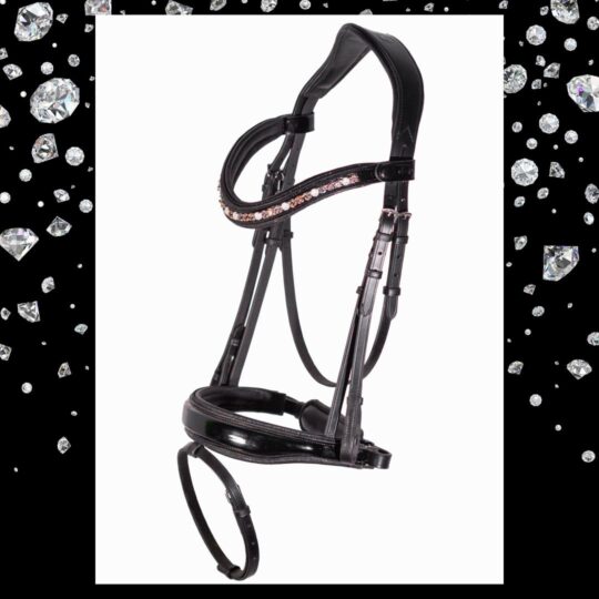 Princess Diana Crystal Dressage Bridle Product Image