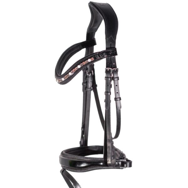 Princess Diana Crystal Dressage Bridle - Image 8